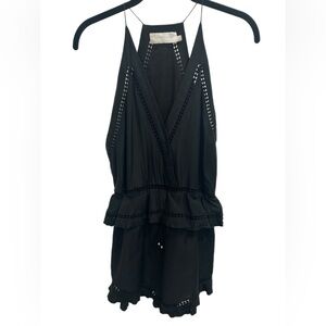 Zimmermann Black Romper